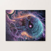 Space Monster Horror Art Legpuzzel (Horizontaal)