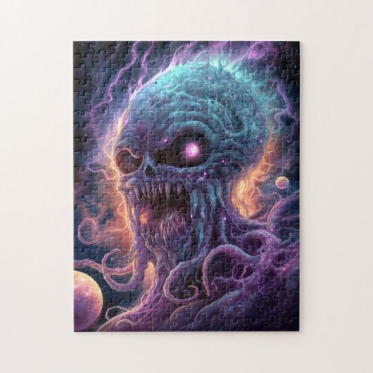 Space Monster Horror Art Legpuzzel (Verticaal)