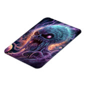Space Monster Horror Art Magneet (Linkerzijde)