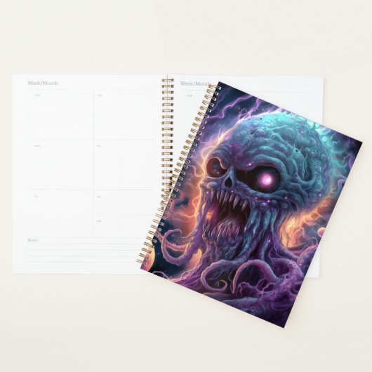 Space Monster Horror Art Planner (Display)