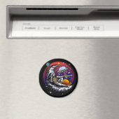 Space Moon Cheese Magneet (Insitu (Vaatwasser))