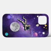 Space moon en sterren iPhone/iPad case (Achterkant (horizontaal))