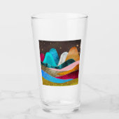 Space Mountains Glas (Voorkant)