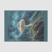 Space Mushroom in een sterrenstelsel Tissuepapier (Voorkant)