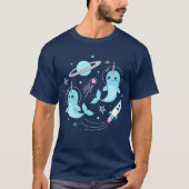 Space Narwhals T-shirt (Voorkant)