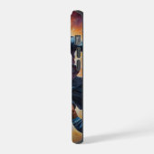 Space Nebula Soccer Shot iPhone Hoesje (Linkerkant)