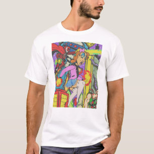 Space Nõel gevechten T-shirt