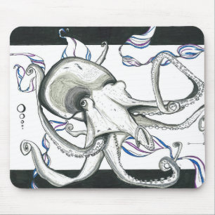 Space Octopus Mousepad Muismat