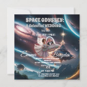 SPACE ODYSSEY: EEN HEMELSE BRUILOFT KAART (Voorkant)