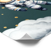 Space One Birthday Welcome Poster (Coin)