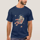 Space Out Sloth — Cute Astronaut Sloth T-shirt (Voorkant)