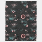 Space Pattern Fleece Blanket Deken (Voorkant)