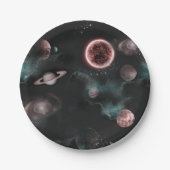 Space Pattern  Papieren Bordje (Voorkant)