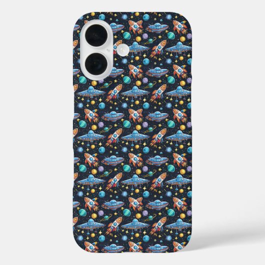 Space Pattern Telefoonhoes Case-Mate iPhone Case (Achterkant)