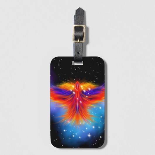 Space Phoenix Nebula Bagagelabel (Voorkant (verticaal))