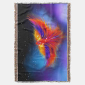 Space Phoenix Nebula Deken (Voorkant Verticaal)