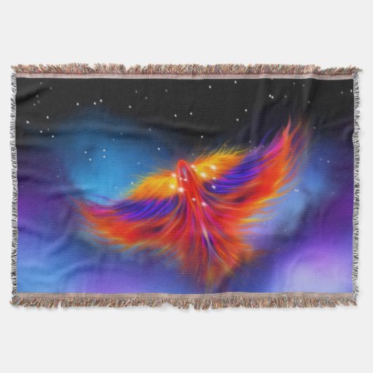 Space Phoenix Nebula Deken (Voorkant)