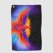 Space Phoenix Nebula Golfhanddoek (Voorkant)