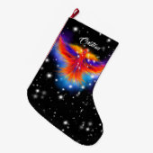 Space Phoenix Nebula Grote Kerstsok (Voorkant (Hangend))