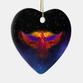 Space Phoenix Nebula Keramisch Ornament (Rechts)