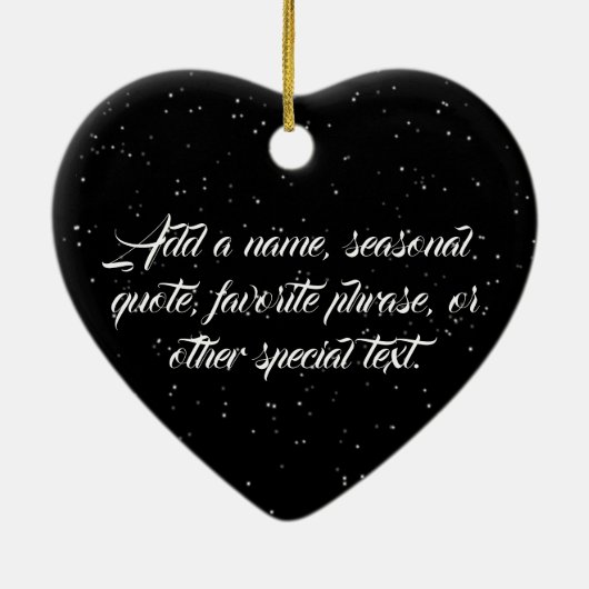 Space Phoenix Nebula Keramisch Ornament (Achterkant)