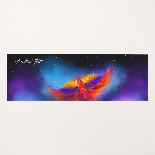 Space Phoenix Nebula Yogamat (Voorkant (horizontaal))