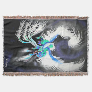 Space Phoenix Throw Blanket Deken
