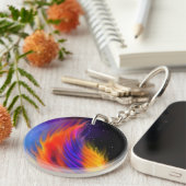 Space Phoenix Wing Sleutelhanger (Voorkant Rechts)