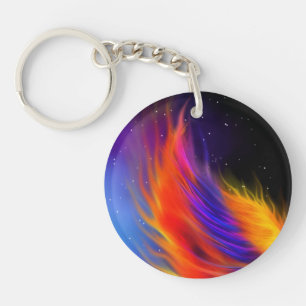 Space Phoenix Wing Sleutelhanger