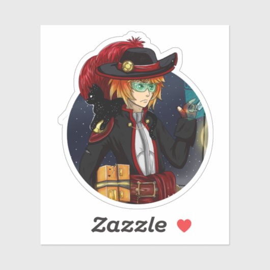 Space Pirate Sticker (Vel)