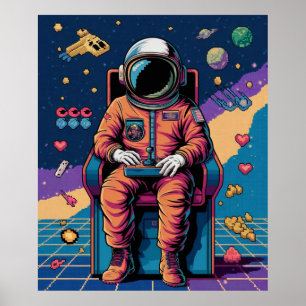 Space & Pixels Voor Altijd Poster