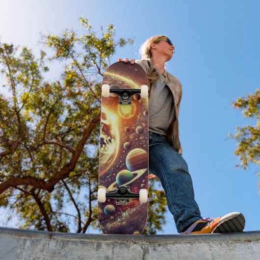 Space & Planet Skateboard Design (Buiten 1)