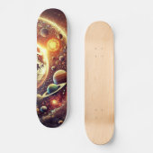 Space & Planet Skateboard Design (Voorkant)