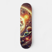 Space & Planet Skateboard Design (Voorkant)