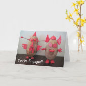 Space Potatoes-Verloving Kaart (Gele Bloem)