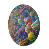 Space Race-dartboard Dartbord (Voorkant Rechts)