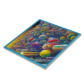 Space Race grande céramique carreaux (Côté)