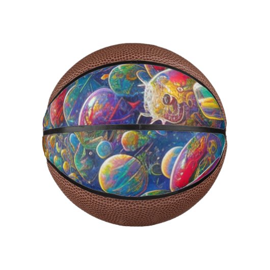 Space Race mini basketbal (Voorkant)