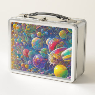 Space Race roestvrij lunchbox