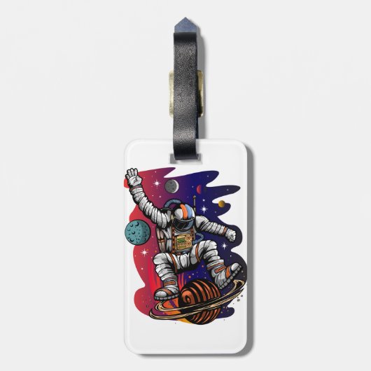 Space Ride Bagagelabel (Achterkant verticaal)