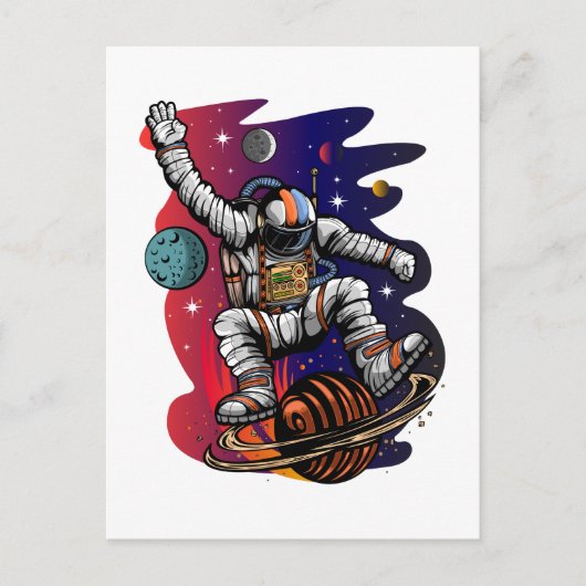 Space Ride Briefkaart (Voorkant)