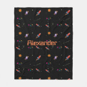 Space Rocket boys - Persoonlijk Fleece Deken (Voorkant)