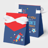 Space Rocket Marine & Red Cadeau Ballotins