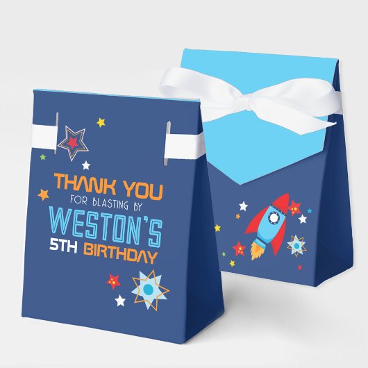 Space Rocket Navy & Baby Blue Ballotins