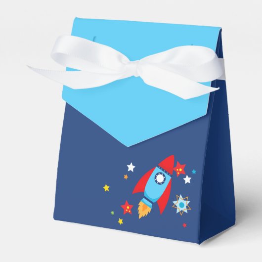 Space Rocket Navy & Baby Blue Ballotins (Verso)