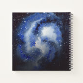 Space Rocket Planètes Baby shower Livre d'or (Dos)