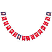 Space Rocket Star Ship Bonne Bannière d'anniversai (Tout)