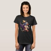 Space Rooster met Jet Pack T-shirt (Voorkant volledig)