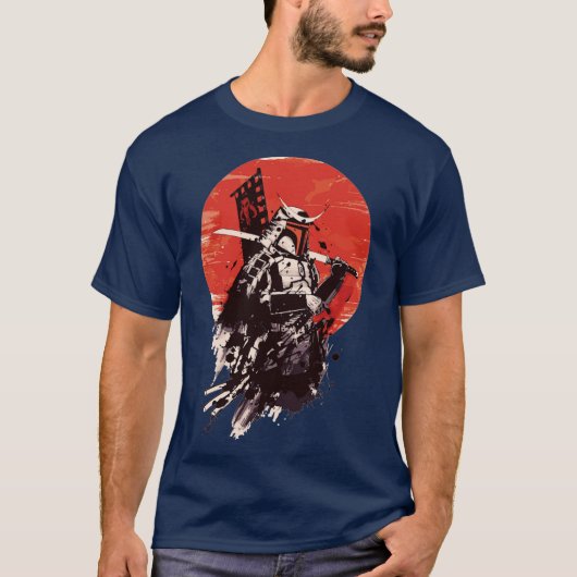 Space Samurai Bounty Hunter Japanese Edition gift T-shirt (Voorkant)