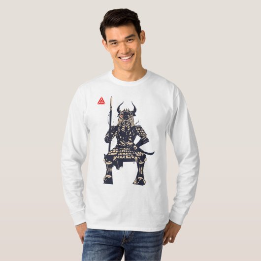 Space Samurai Warrior T-shirt (Voorkant volledig)